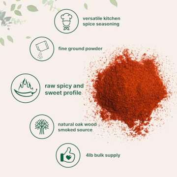 Smoked Paprika Powder 4lbs - Premium Non-GMO Spice