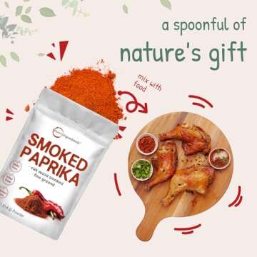 Smoked Paprika Powder 4lbs - Premium Non-GMO Spice