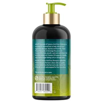 Mielle Avocado & Tamanu Anti-Frizz Shampoo - Nourishing & Smoothing Hair Care