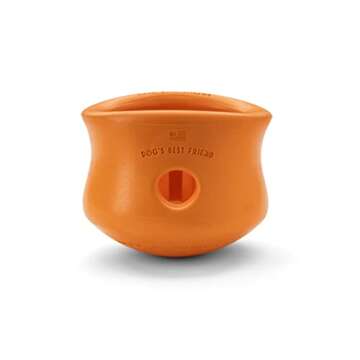 West Paw Zogoflex Toppl Treat Dispensing Dog Toy Puzzle – Interactive Chew Toys for Dogs – Dog T...