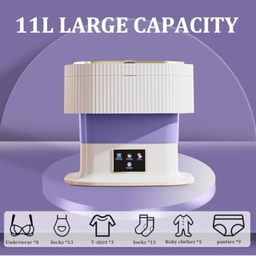 11.5L Mini Washing Machine for Baby Clothes & More