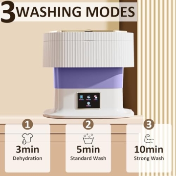 11.5L Mini Washing Machine for Baby Clothes & More