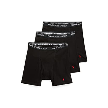 POLO RALPH LAUREN Classic Fit w/Wicking 3-Pack Boxer Briefs - Comfort and Style