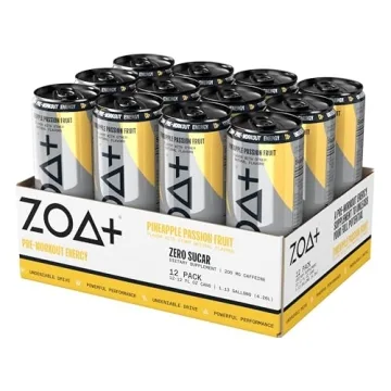 ZOA+ Pre-Workout Energy Drink - Natural Energy Boost