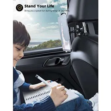 Lamicall Car Headrest Mount for Tablets & Cellphones
