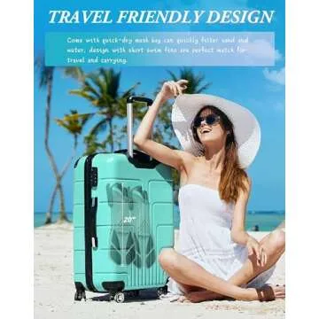 Greatever Snorkel Fins Adjustable Buckles Open Heel Swim Flippers Travel Size Short Swim Fins for Snorkeling Diving Swimming Adult Men Womens