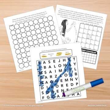 Disney Wish 20-page Imagine Ink Magic Ink Coloring Book with Mess Free Marker, Disney's 100th Anniversary, Bendon 47918