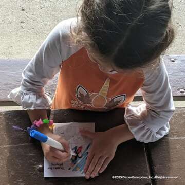 Disney Wish 20-page Imagine Ink Magic Ink Coloring Book with Mess Free Marker, Disney's 100th Anniversary, Bendon 47918