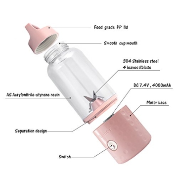 Portable Vitamer Mini USB Juicer Cup and Blender