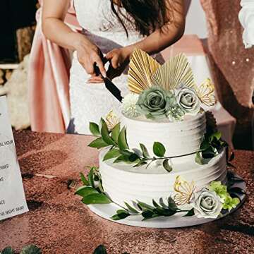 Boho Cake Toppers for Weddings Birthdays and Events