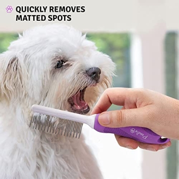 Poodle Pet Detangling Grooming Comb for Dogs & Cats