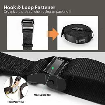 PACEARTH Gymnastics Rings Wooden Olympic Rings 1500/1000lbs with Adjustable Cam Buckle 14.76ft/9ft Long Straps with Scale Non-Slip Gym Rings for Home Gym Full Body Workout