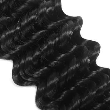 Deep Wave Human Hair for Braiding - 100% Brazilian Quality