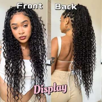 Deep Wave Human Hair for Braiding - 100% Brazilian Quality
