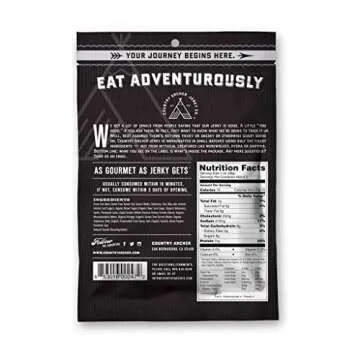 Beef and Turkey Jerky Variety Pack by Country Archer, Original, Hickory Smoke, Teriyaki, Gluten Free, 1.5 Ounce (Pack of 12), beef + turkey jerky variety pack