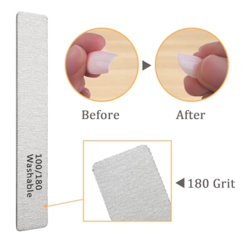 HeeYaa 12 PCS Nail File Set for Perfect Nail Art