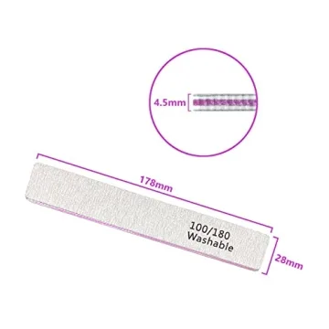 HeeYaa 12 PCS Nail File Set for Perfect Nail Art