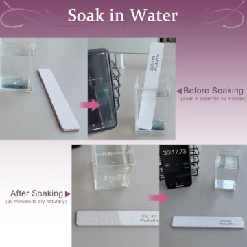 HeeYaa 12 PCS Nail File Set for Perfect Nail Art