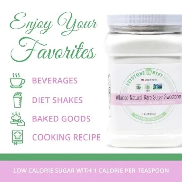 Keystone Pantry Allulose Sweetener Low Calorie Natural Sugar