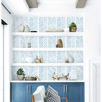 Guvana Striped Peel and Stick Wallpaper Self Adhesive