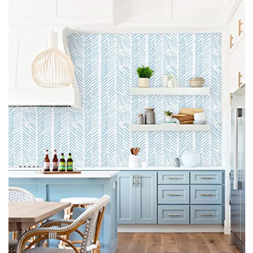 Guvana Striped Peel and Stick Wallpaper Self Adhesive