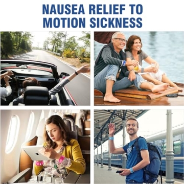 Hionfurt Motion Sickness Bands for All Ages - Effective Nausea Relief
