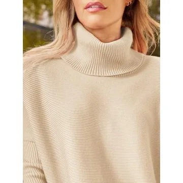 LILLUSORY 2024 Apricot Batwing Sweater Tunic