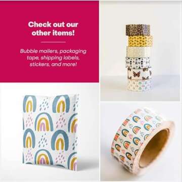 10x13 Poly Mailers - Cute & Durable Shipping Bags