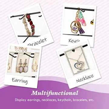 Poyilooo Jewelry Display for Vendors with 30 Hooks