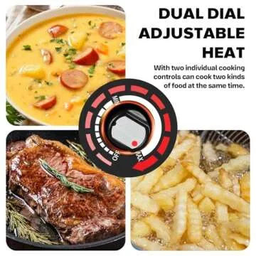 Techwood Electric Portable Stove for Home and Camping Cooking