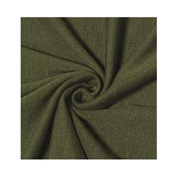 Zilcremo Women Summer Casual Maxi Dress Loose Pockets Short Sleeve Split Boho Dresses Green S