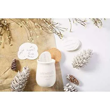 Pearhead Ceramic Gratitude Jar with Cork Topper