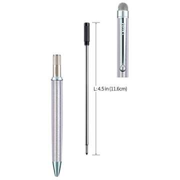 ChaoQ Mesh Stylus Ballpoint Pens (Black Ink), for iPad, iPhone, Kindle Fire All Capacitive Touch Scr...