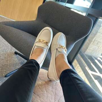 Cvistpieo Loafers for Women Business Casual Shoes Comfortable & Lightweight Penny Loafers Slip On Wo...