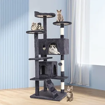 BestPet 54in Cat Tower with Scratching Posts