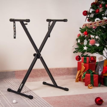 Robust AODSK Single-X Adjustable Keyboard Stand for All