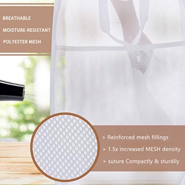 HOUSE AGAIN Strong Mesh Pop-up Laundry Hamper - Durable & Space Saving