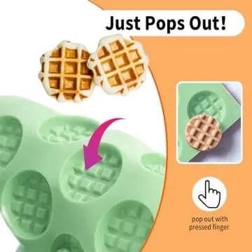QELEG Silicone Wax Melt Molds for Baking Bliss