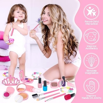 EULRGAUS Pretend Makeup Kit for Toddlers and Kids