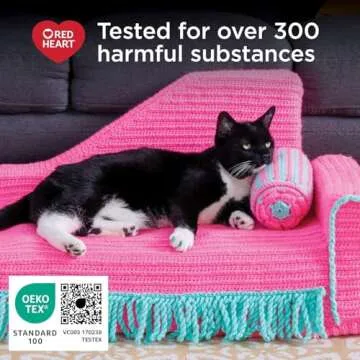 Red Heart Super Saver Aran Yarn - 3 Pack of 198g/7oz - Acrylic - 4 Medium (Worsted) - 364 Yards - Knitting/Crochet