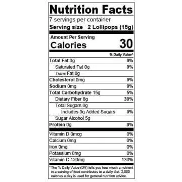 Dr. John's Inspired Sweets Classic Fruits Collection Sugar Free Tooth Shaped Lollipops (1 Lb)