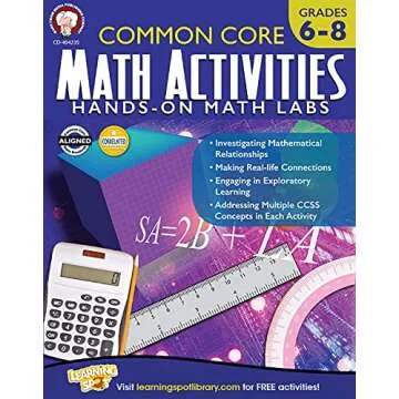 Common Core Math Activities, Grades 6 - 8
