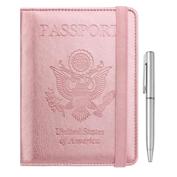 Eoehro Passport Holder with RFID Protection for Travel