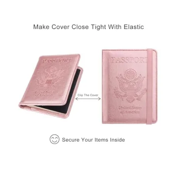 Eoehro Passport Holder with RFID Protection for Travel