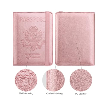 Eoehro Passport Holder with RFID Protection for Travel