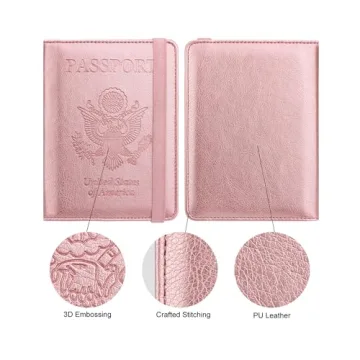 Eoehro Passport Holder with RFID Protection for Travel