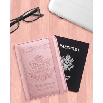 Eoehro Passport Holder with RFID Protection for Travel