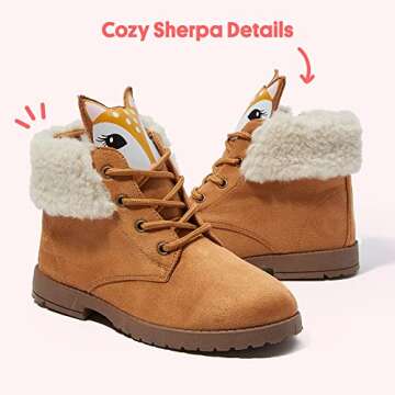 FabKids Girls Fashion Ankle Boots: Chic & Non-Slip