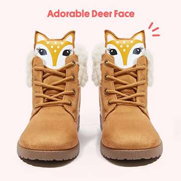 FabKids Girls Fashion Ankle Boots: Chic & Non-Slip