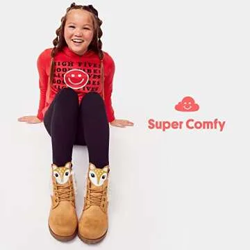 FabKids Girls Fashion Ankle Boots: Chic & Non-Slip